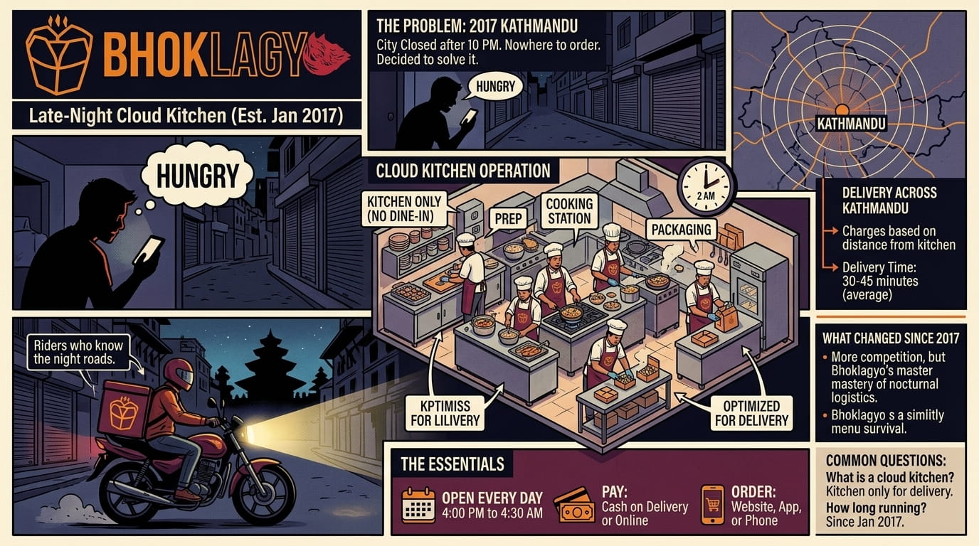 How Nepal Got Its First Midnight Food Delivery