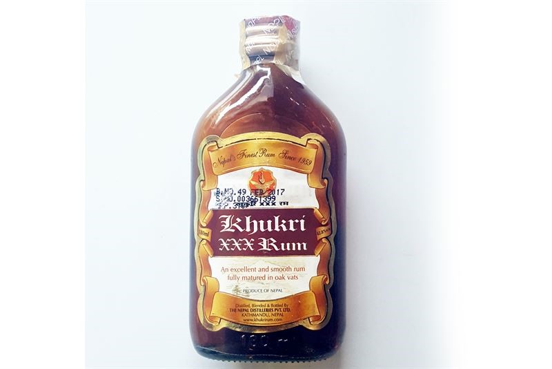 Khukuri Rum Qtr 180ml