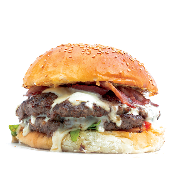 Double bacon cheese burger